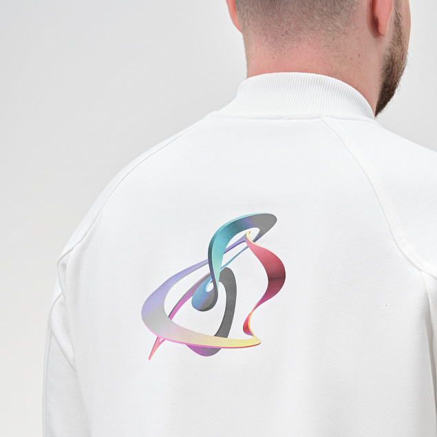 Толстовка на молнии TORRES , белый, размер XXL с логотипом в Балашихе заказать по выгодной цене в кибермаркете AvroraStore