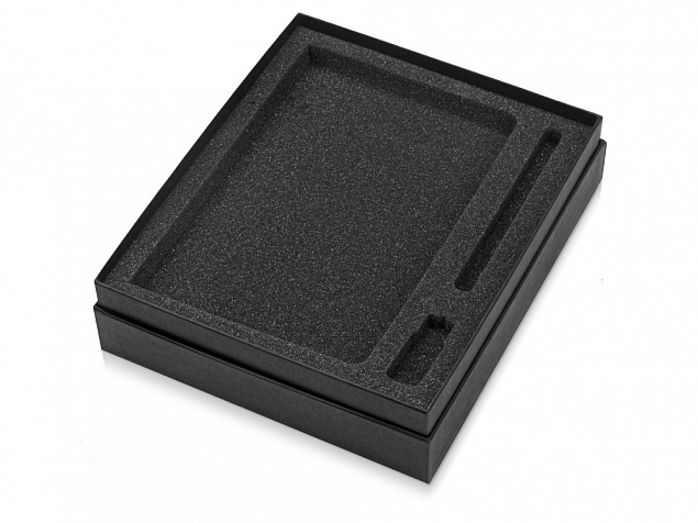 Коробка подарочная Smooth L для ручки, флешки и блокнота А5 с логотипом в Балашихе заказать по выгодной цене в кибермаркете AvroraStore