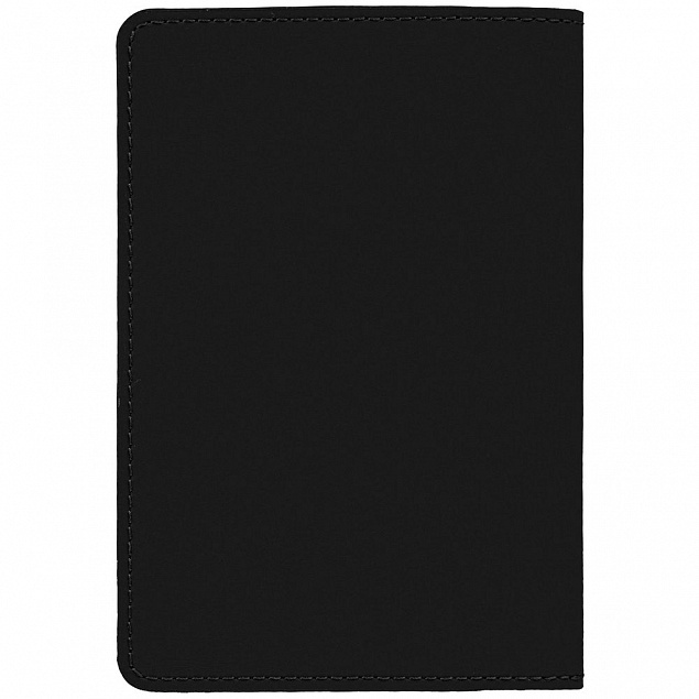 Обложка для паспорта Alaska, черная с логотипом в Балашихе заказать по выгодной цене в кибермаркете AvroraStore