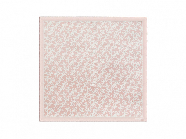 Шелковый платок Hirondelle Light Pink с логотипом в Балашихе заказать по выгодной цене в кибермаркете AvroraStore