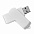 USB flash-карта SWING (8Гб), белый, 6,0х1,8х1,1 см, пластик с логотипом в Балашихе заказать по выгодной цене в кибермаркете AvroraStore