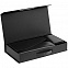Коробка с ручкой Platt, черная с логотипом в Балашихе заказать по выгодной цене в кибермаркете AvroraStore