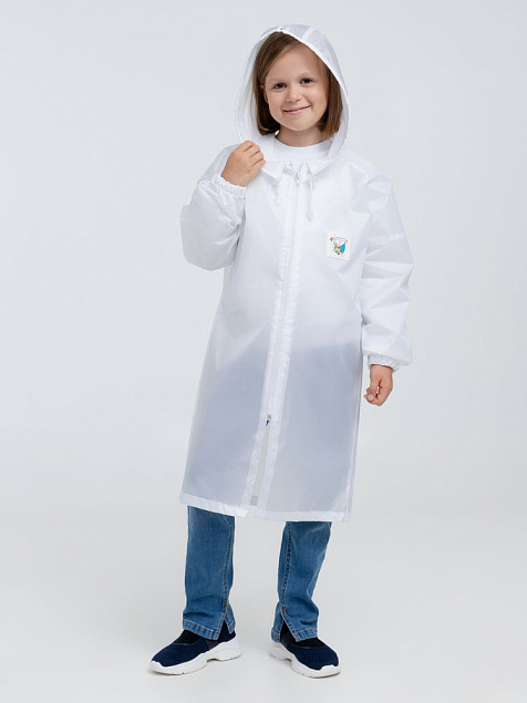 Дождевик детский Rainman Kids, белый с логотипом в Балашихе заказать по выгодной цене в кибермаркете AvroraStore