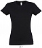 Фуфайка (футболка) IMPERIAL женская,Глубокий черный L с логотипом в Балашихе заказать по выгодной цене в кибермаркете AvroraStore