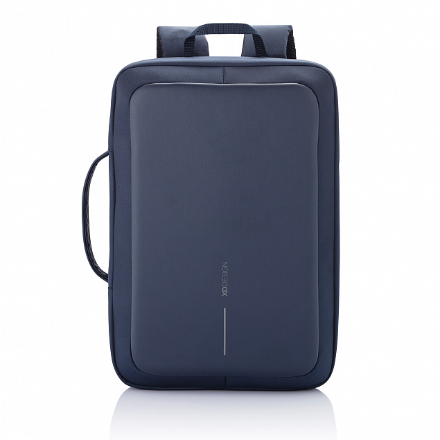 Сумка-рюкзак Bobby Bizz с защитой от карманников, синий с логотипом в Балашихе заказать по выгодной цене в кибермаркете AvroraStore