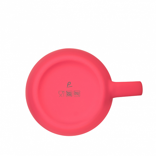 Керамическая кружка Viana, розовая с логотипом в Балашихе заказать по выгодной цене в кибермаркете AvroraStore
