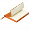 Ежедневник недатированный Fusion, А5, оранжевый, кремовый блок, оранжевый срез с логотипом в Балашихе заказать по выгодной цене в кибермаркете AvroraStore