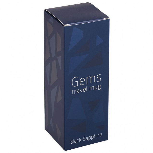 Термостакан Gems Black Sapphire, черный сапфир с логотипом в Балашихе заказать по выгодной цене в кибермаркете AvroraStore