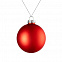 Елочный шар Finery Matt, 8 см, матовый красный с логотипом в Балашихе заказать по выгодной цене в кибермаркете AvroraStore