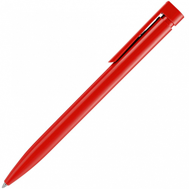 Ручка шариковая Liberty Polished, красная с логотипом в Балашихе заказать по выгодной цене в кибермаркете AvroraStore