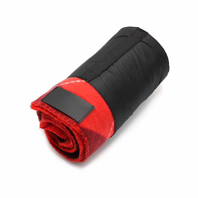Плед Aberdeen, красный с логотипом в Балашихе заказать по выгодной цене в кибермаркете AvroraStore