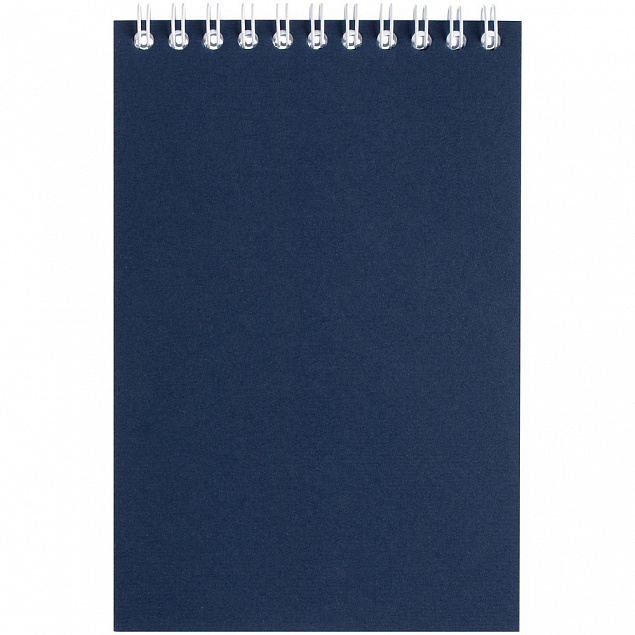Блокнот Dali Mini в клетку, синий с логотипом в Балашихе заказать по выгодной цене в кибермаркете AvroraStore
