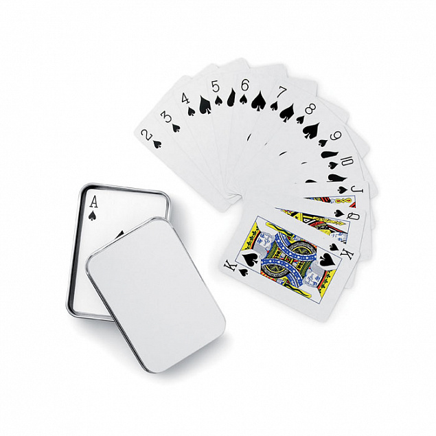 Игральные карты в коробочке с логотипом в Балашихе заказать по выгодной цене в кибермаркете AvroraStore