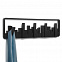 Вешалка настенная Skyline, черная с логотипом в Балашихе заказать по выгодной цене в кибермаркете AvroraStore