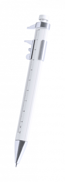 Многофункциональная ручка, белая с логотипом в Балашихе заказать по выгодной цене в кибермаркете AvroraStore