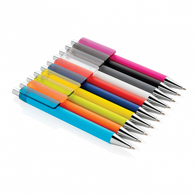 Ручка X8 Smooth Touch с логотипом в Балашихе заказать по выгодной цене в кибермаркете AvroraStore