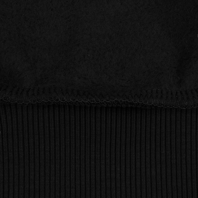 Толстовка на молнии с капюшоном Unit Siverga Heavy, черная с логотипом в Балашихе заказать по выгодной цене в кибермаркете AvroraStore