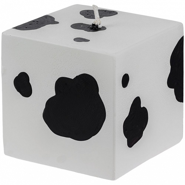 Свеча «Spotted Cow», куб с логотипом в Балашихе заказать по выгодной цене в кибермаркете AvroraStore