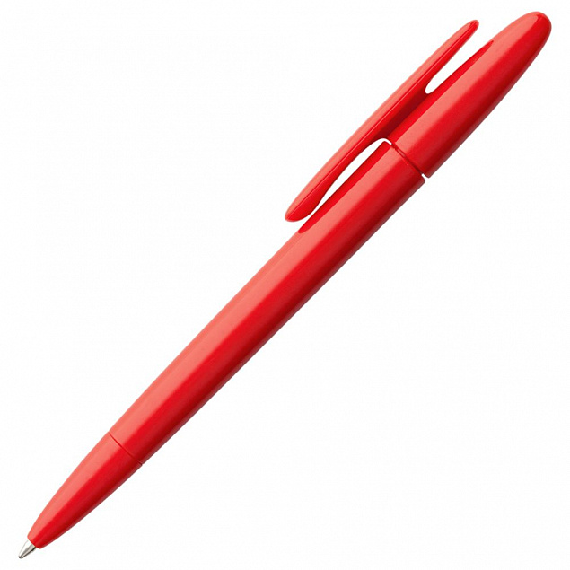 Ручка шариковая Prodir DS5 TPP, красная с логотипом в Балашихе заказать по выгодной цене в кибермаркете AvroraStore