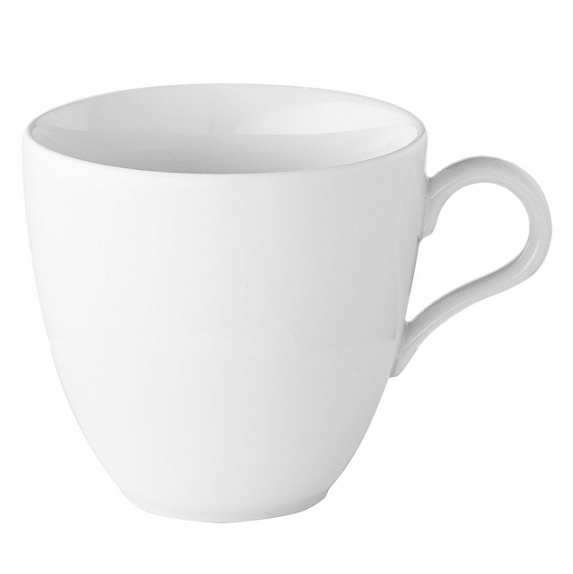 Чашка для капучино Legio, белая с логотипом в Балашихе заказать по выгодной цене в кибермаркете AvroraStore
