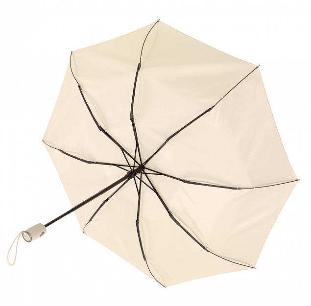 Автоматический ветрозащитный карманный зонт ORIANA, жемчужно-серый с логотипом в Балашихе заказать по выгодной цене в кибермаркете AvroraStore