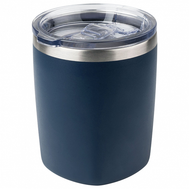 Термокружка вакуумная, Viva, 400 ml, синяя с логотипом в Балашихе заказать по выгодной цене в кибермаркете AvroraStore