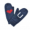 Варежки "LOVE YOU" с теплой подкладкой с логотипом в Балашихе заказать по выгодной цене в кибермаркете AvroraStore