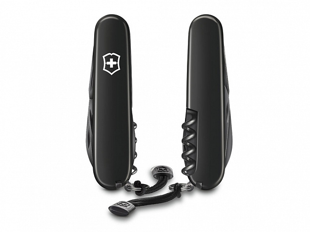 Нож перочинный «Spartan Onyx Black», 91 мм, 12 функций с логотипом в Балашихе заказать по выгодной цене в кибермаркете AvroraStore