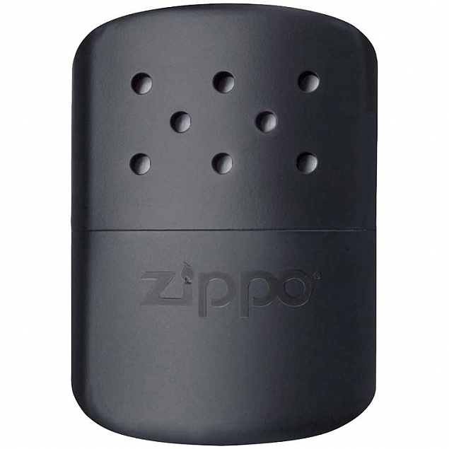 Каталитическая грелка для рук Zippo, черная с логотипом в Балашихе заказать по выгодной цене в кибермаркете AvroraStore