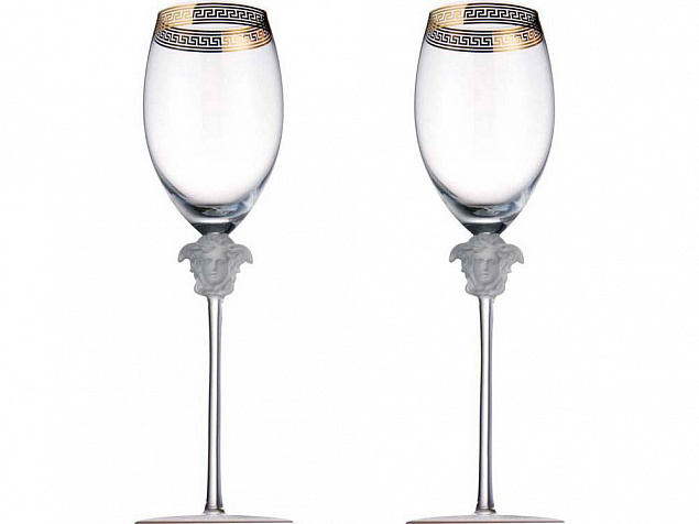 Набор бокалов для шампанского «Medusa» с логотипом в Балашихе заказать по выгодной цене в кибермаркете AvroraStore