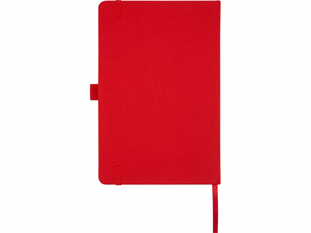 Блокнот Honua форматом A5 из переработанной бумаги с обложкой из переработанного ПЭТ, красный с логотипом в Балашихе заказать по выгодной цене в кибермаркете AvroraStore