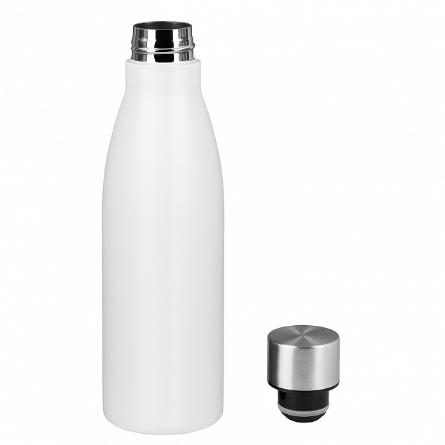 Термобутылка вакуумная герметичная Portobello, Fresco Neo, 500 ml, белая с логотипом в Балашихе заказать по выгодной цене в кибермаркете AvroraStore