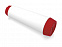 Держатель для кабеля Тwisti, красный/белый с логотипом в Балашихе заказать по выгодной цене в кибермаркете AvroraStore