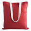 Холщовая сумка на плечо Juhu, красная с логотипом в Балашихе заказать по выгодной цене в кибермаркете AvroraStore