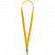 Карман для бейджа с лентой Staff, желтый с логотипом в Балашихе заказать по выгодной цене в кибермаркете AvroraStore