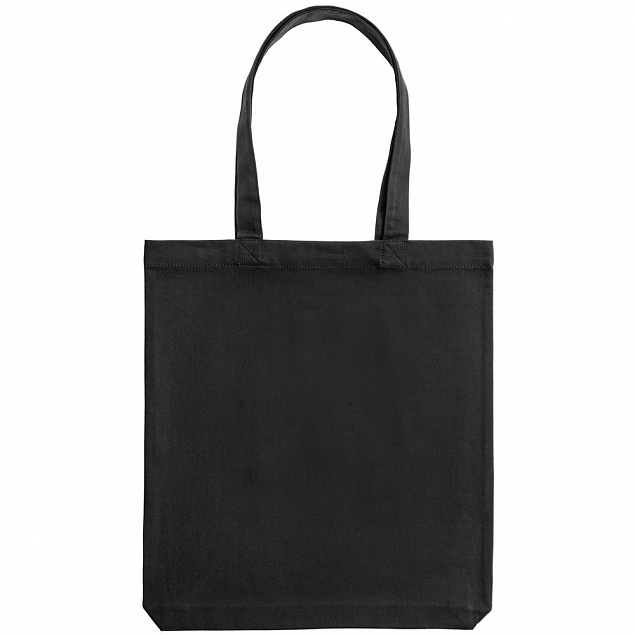 Холщовая сумка Avoska, черная с логотипом в Балашихе заказать по выгодной цене в кибермаркете AvroraStore