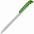 Ручка шариковая Favorite, белая с зеленым с логотипом в Балашихе заказать по выгодной цене в кибермаркете AvroraStore