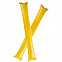 Палки-стучалки для болельщиков Hip-Hip, желтые с логотипом в Балашихе заказать по выгодной цене в кибермаркете AvroraStore