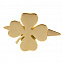 Шильдик «Счастливый клевер», золотистый с логотипом в Балашихе заказать по выгодной цене в кибермаркете AvroraStore