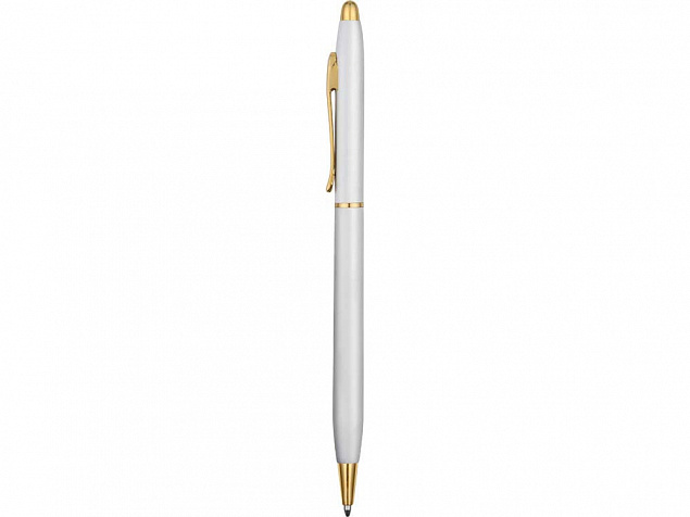 Ручка шариковая Женева белый перламутр с логотипом в Балашихе заказать по выгодной цене в кибермаркете AvroraStore