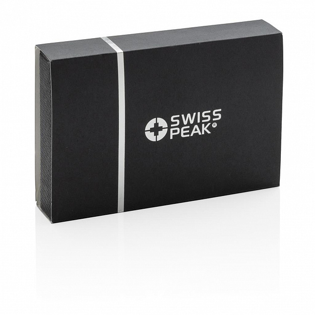 Бумажник Swiss Peak с защитой от сканирования RFID с логотипом в Балашихе заказать по выгодной цене в кибермаркете AvroraStore
