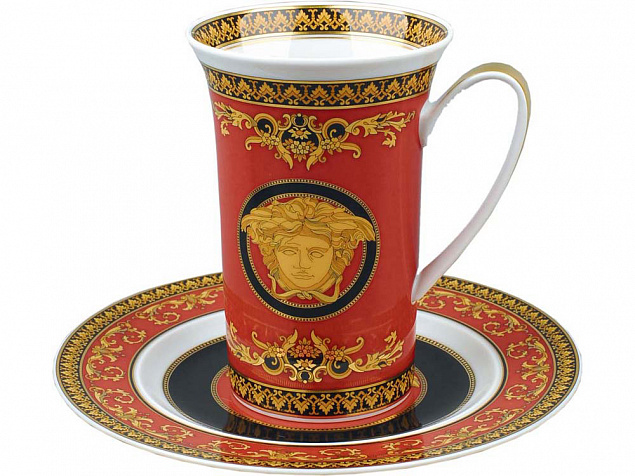 Чайная пара «Medusa» с логотипом в Балашихе заказать по выгодной цене в кибермаркете AvroraStore