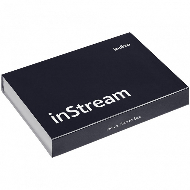Чехол для карточек inStream, черный с логотипом в Балашихе заказать по выгодной цене в кибермаркете AvroraStore