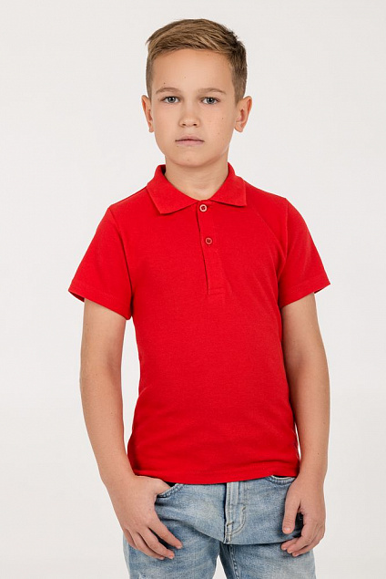 Рубашка поло детская Virma Kids, красная с логотипом в Балашихе заказать по выгодной цене в кибермаркете AvroraStore