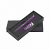Набор ручка + флеш-карта 16 Гб в футляре, фиолетовый, покрытие soft touch