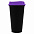 Стакан с крышкой Color Cap Black, черный с логотипом в Балашихе заказать по выгодной цене в кибермаркете AvroraStore