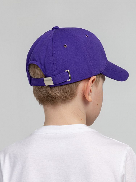 Бейсболка детская Capture Kids, фиолетовая с логотипом в Балашихе заказать по выгодной цене в кибермаркете AvroraStore