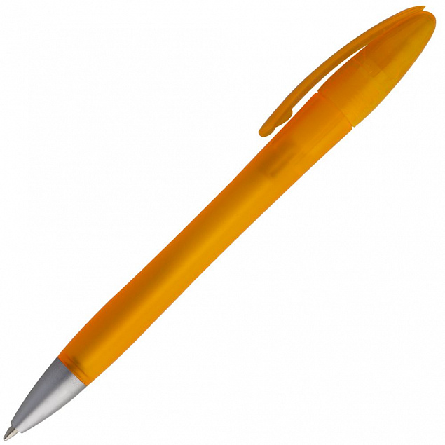 Ручка шариковая Moon, оранжевая с логотипом в Балашихе заказать по выгодной цене в кибермаркете AvroraStore