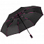 Зонт складной AOC Mini с цветными спицами, розовый с логотипом в Балашихе заказать по выгодной цене в кибермаркете AvroraStore