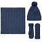 Варежки Heat Trick, синий меланж с логотипом в Балашихе заказать по выгодной цене в кибермаркете AvroraStore